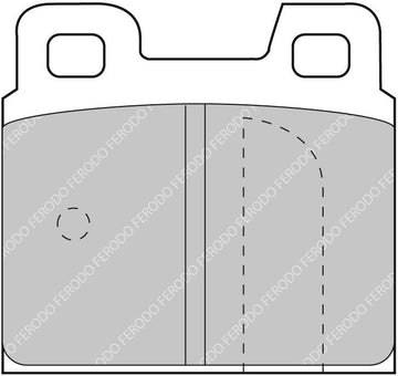 Ferodo Brake Pad Set FCP93H DS2500 - 0