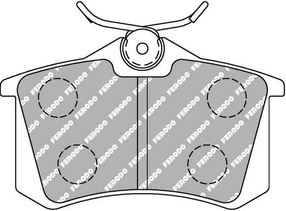 Ferodo Brake Pad Set FDS541 DS Performance