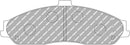 Ferodo Brake Pad Set FDSE1553 DS Performance-2