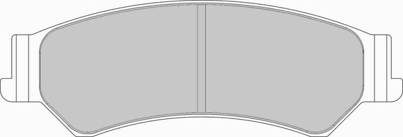 Ferodo Brake Pad Set FDSE6013 DS Performance