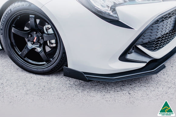 FLOW Designs  Corolla MZEA12R/ZWE211R 2018-2022 Front Lip Splitter & Reinforcement Brackets - MODE Auto Concepts