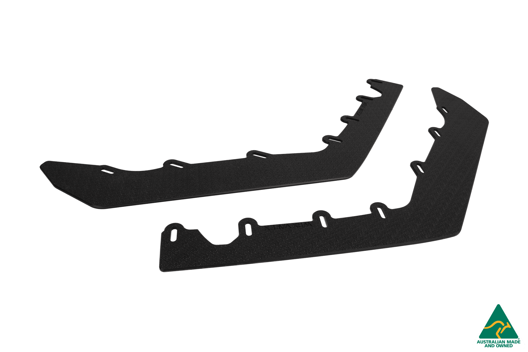FLOW Designs  VA WRX & STI Front Lip Splitter Extensions (Pair)