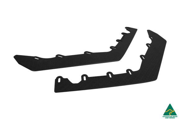 FLOW Designs  VA WRX & STI Front Lip Splitter Extensions (Pair) - MODE Auto Concepts