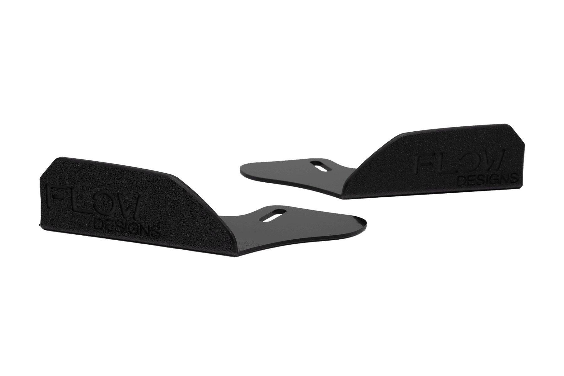 FLOW Designs  MK7 Golf R Front Lip Splitter Winglets (Pair)