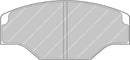 Ferodo Brake Pad Set FRP201Z DSUNO-2