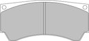 Ferodo Brake Pad Set FRP3082H DS2500-2