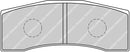 Ferodo Brake Pad Set FRP3102W DS1.11-2