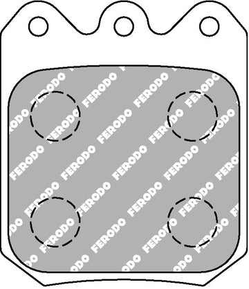 Ferodo Brake Pad Set FRP3104H DS2500 - 0