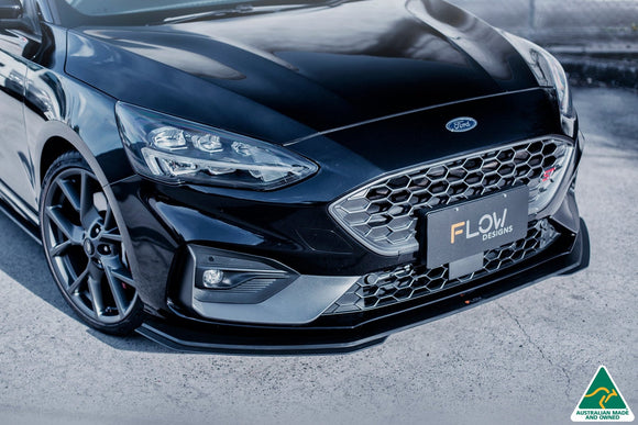 FLOW Designs  MK4 & MK4.5 Focus ST Front Lip Splitter Extensions (Pair) - MODE Auto Concepts