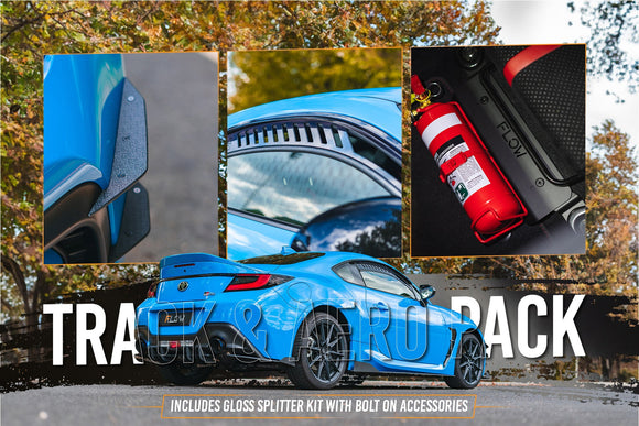 FLOW Designs  ZN8 GR86 Full Lip Splitter Set (GLOSS BLACK) - MODE Auto Concepts