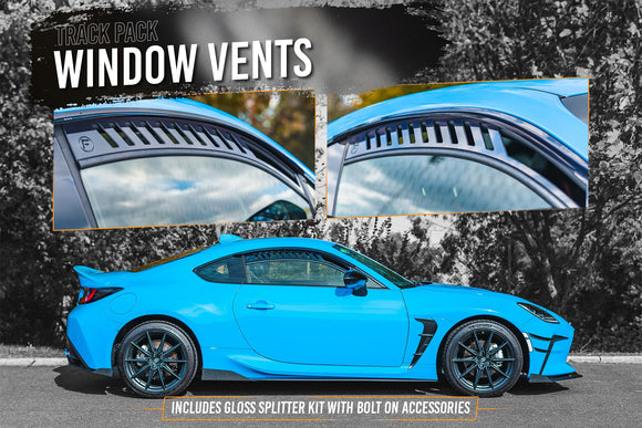 FLOW Designs  ZN8 GR86 Full Lip Splitter Set (GLOSS BLACK) - MODE Auto Concepts