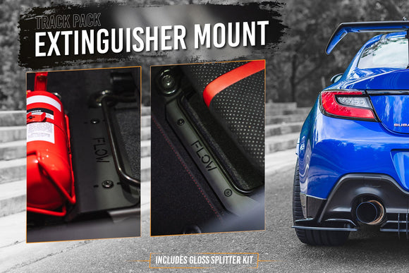 FLOW Designs  ZD8 BRZ STI Full Lip Splitter Set (GLOSS BLACK) - MODE Auto Concepts