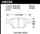 Hawk Brake Pad Set HB135Z.770 Performance Ceramic-2