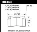Hawk Brake Pad Set HB453Z.585 Performance Ceramic-2