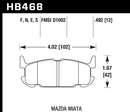 Hawk Brake Pad Set HB468S.492 HT-10-2