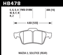 Hawk Brake Pad Set HB478F.605 HPS-2