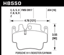 Hawk Brake Pad Set HB550Z.634 Performance Ceramic-2
