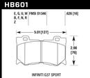 Hawk Brake Pad Set HB601Z.626 Performance Ceramic-2