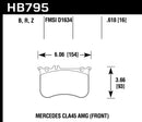 Hawk Brake Pad Set HB795Z.6188 Performance Ceramic-2