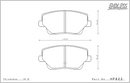Hyundai i30N Rear Endless Brake Pad Set HP822 MX72-2