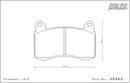 Endless Brake Pad Set HP862 MX72-2