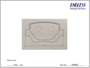 Endless Brake Pad Set HP866 MX72-2