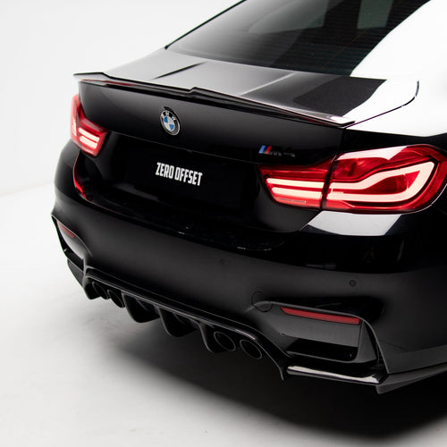 Zero Offset M4 Style Pre Pregged Dry Carbon Fiber Spoiler for BMW M4 F82 14-20 - MODE Auto Concepts