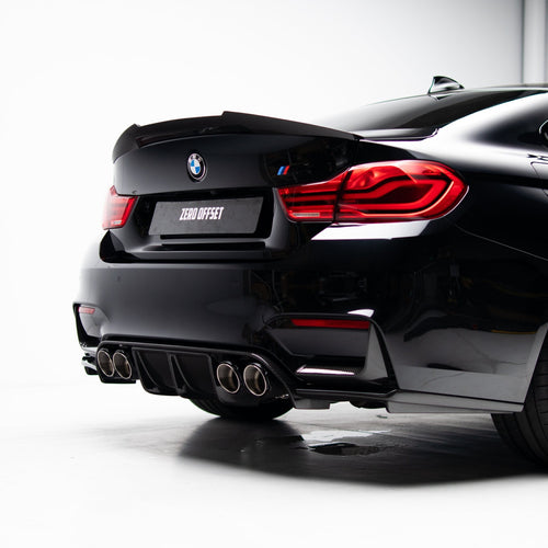 Zero Offset Vorsteiner Style Rear Diffuser Pre Pregged (Carbon Fibre) for BMW M3 (F80) / M4 (F82/F83) - 2014-20 - MODE Auto Concepts