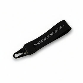 MODE DESIGN™ Rubber Key Tag Keychain Black