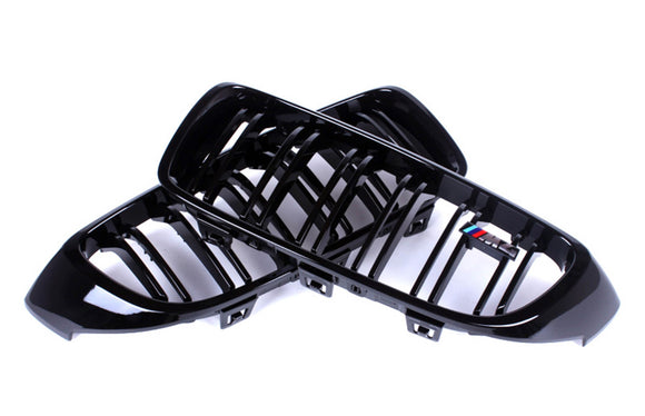 Genuine BMW Gloss Black Grille Set for M4 F82 F83 - MODE Auto Concepts