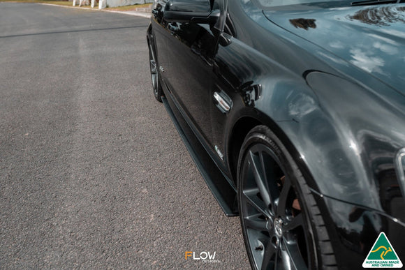 FLOW Designs  VE Commodore S1 Sedan Side Skirt Splitters (Pair) - MODE Auto Concepts