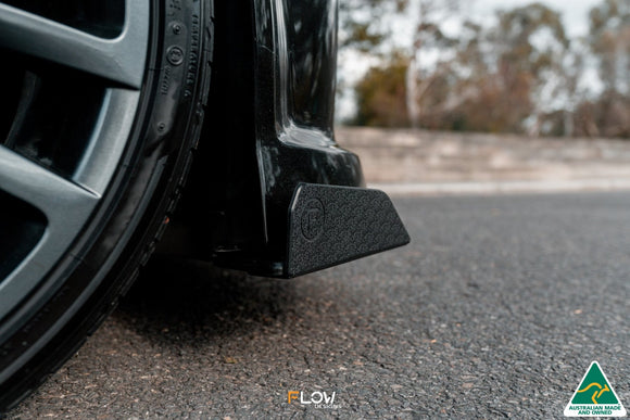 FLOW Designs  VE Commodore S1 Sedan Front Lip Splitter Winglets (Pair) - MODE Auto Concepts