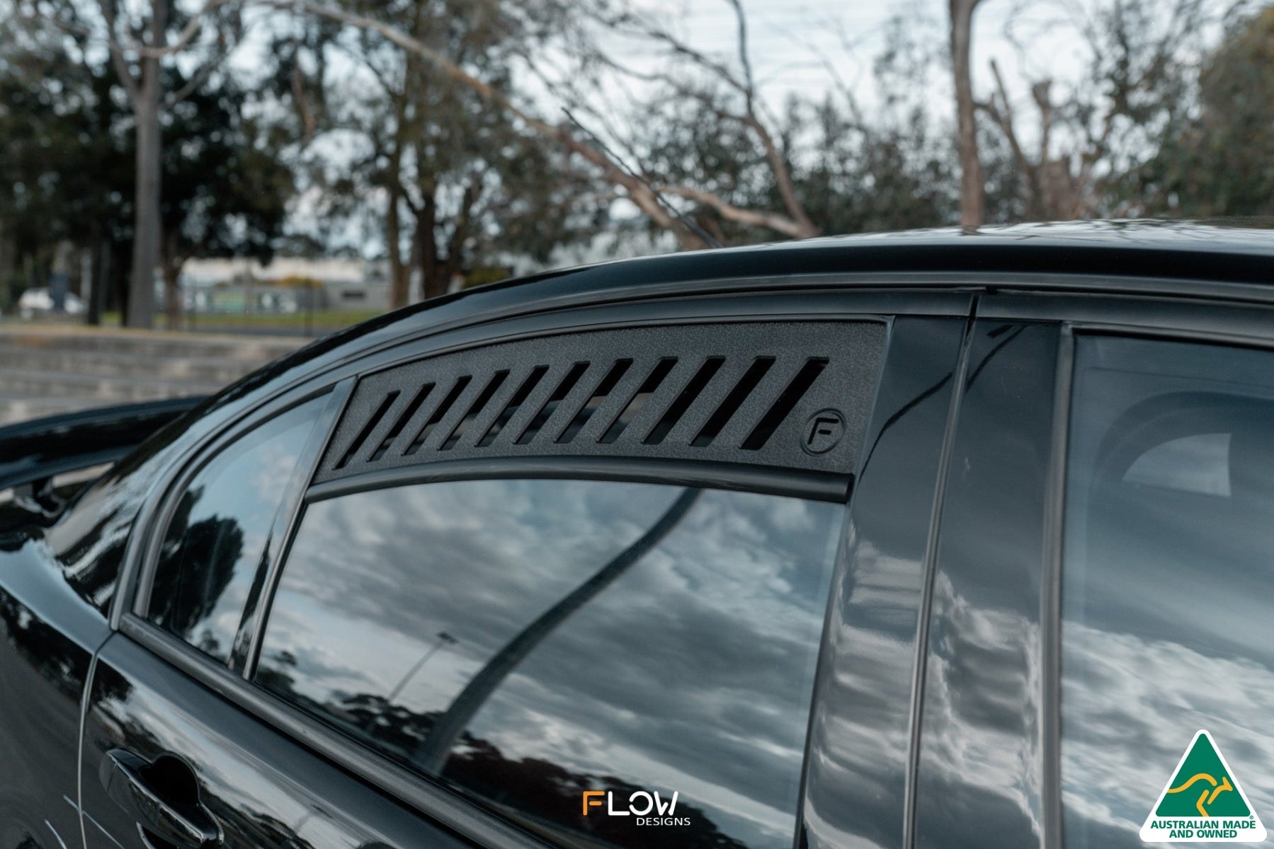 FLOW Designs Window Vents for Holden VE Commodore Sedan