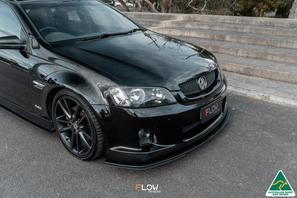 FLOW Designs  VE Commodore S1 Sedan Front Lip Splitter Extensions (Pair) - MODE Auto Concepts