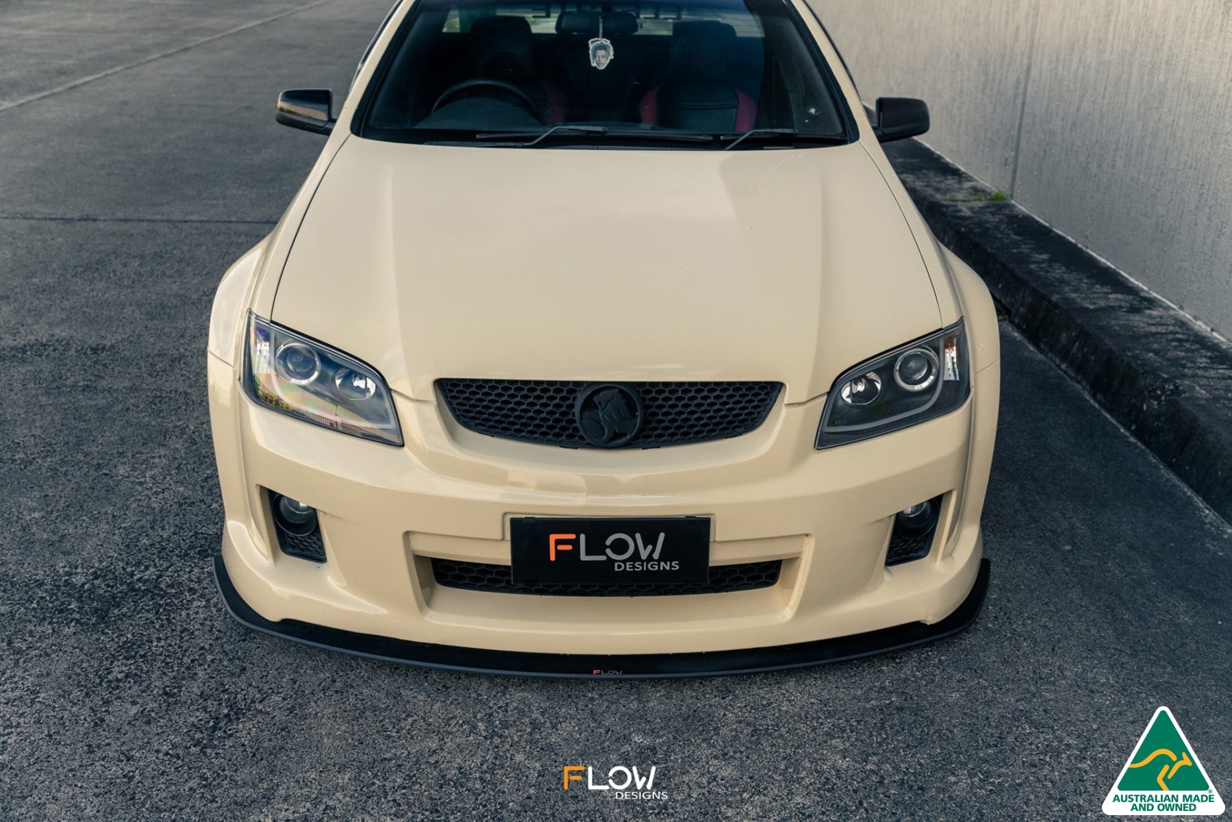 FLOW Designs  VE Commodore Ute Front Lip Splitter - 0