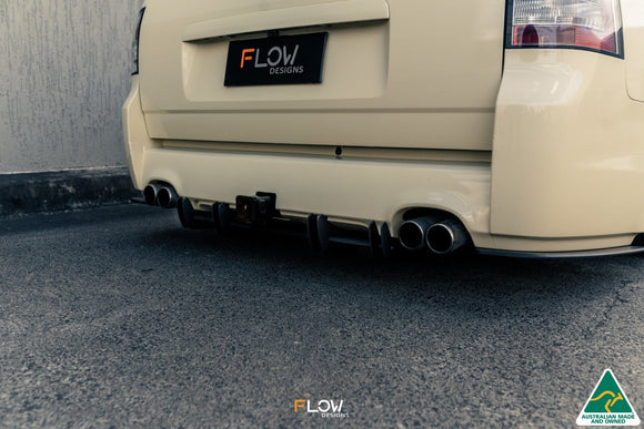 FLOW Designs  VE Commodore Ute Flow-Lock Rear Diffuser - MODE Auto Concepts