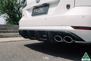 FLOW Designs  MK7.5 Golf R Wagon Flow-Lock Rear Diffuser - MODE Auto Concepts
