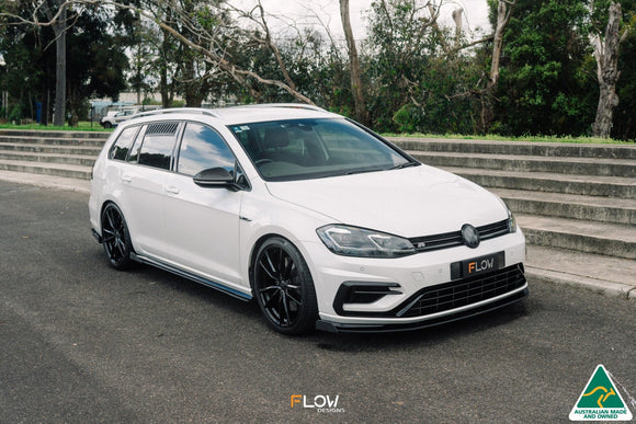 FLOW Designs  MK7.5 Golf R Wagon Front Lip Splitter - MODE Auto Concepts