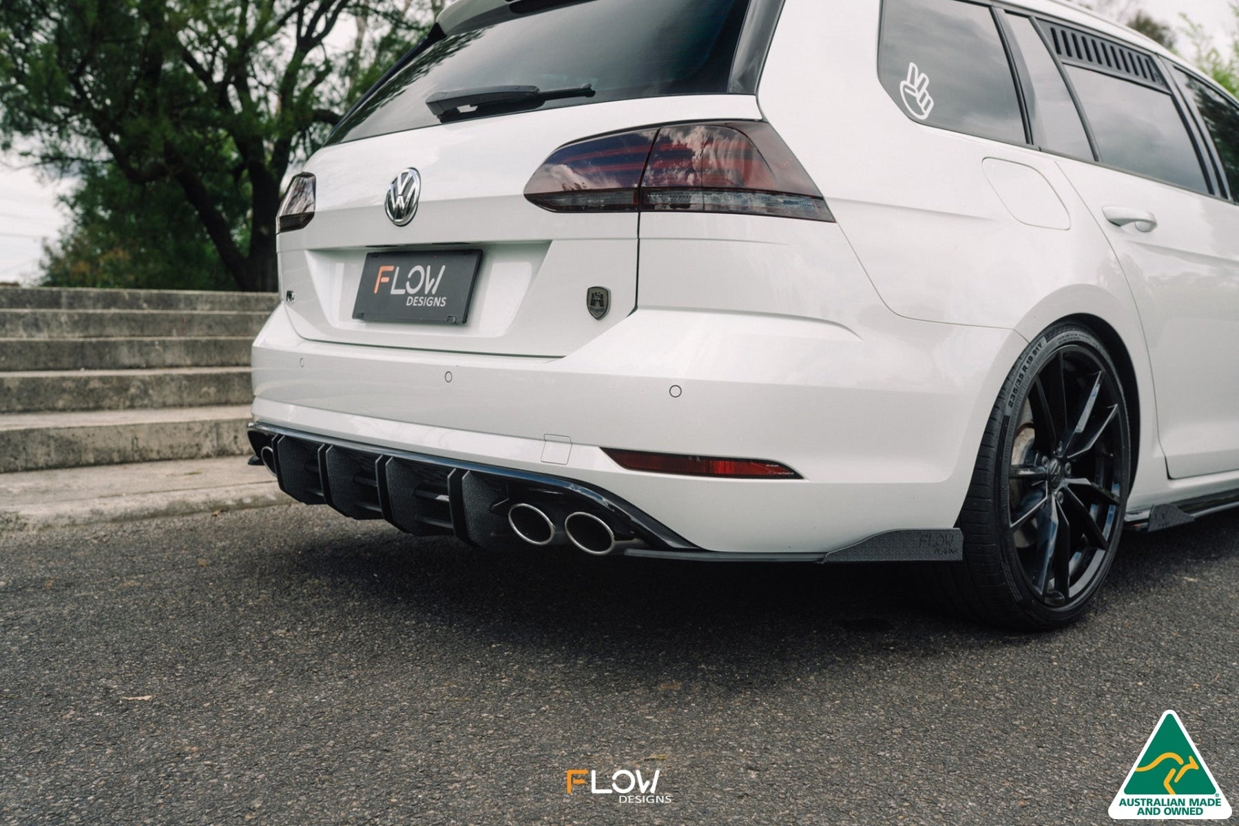 FLOW Designs  MK7.5 Golf R Wagon Flow-Lock Rear Diffuser - MODE Auto Concepts