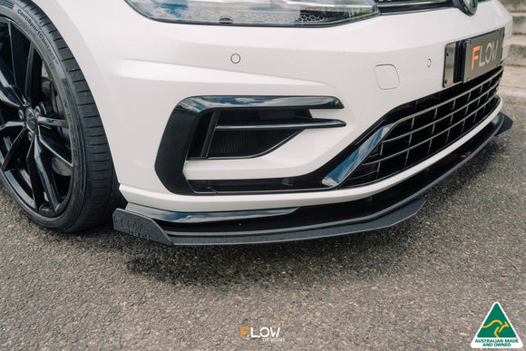 FLOW Designs  MK7.5 Golf R Wagon Front Lip Splitter - MODE Auto Concepts