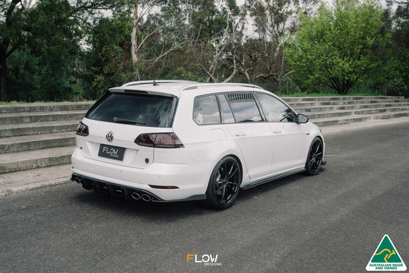 FLOW Designs  MK7.5 Golf R Wagon Side Skirt Splitter Winglets (Pair) - MODE Auto Concepts