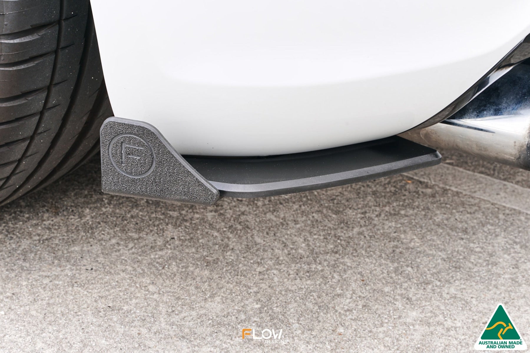 FLOW Designs  Scirocco R FL V3 Rear Spats (Pair) - MODE Auto Concepts