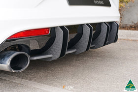 FLOW Designs  Scirocco R FL V3 Flow-Lock Rear Diffuser - MODE Auto Concepts