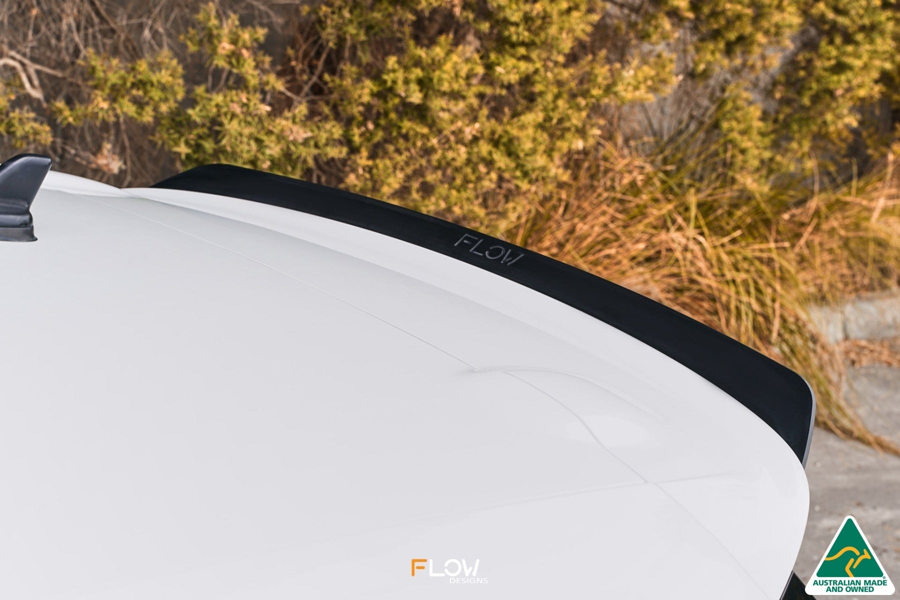 FLOW Designs  Scirocco R FL V3 Rear Spoiler Extension - MODE Auto Concepts