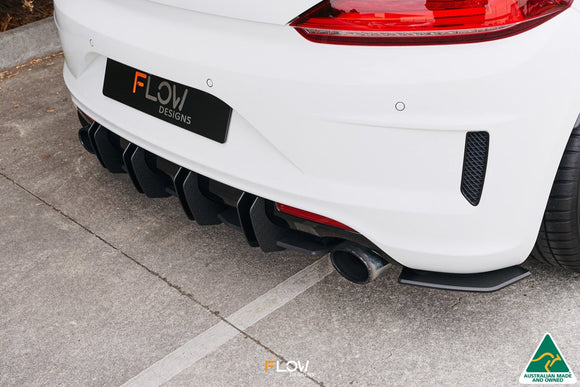 FLOW Designs  Scirocco R FL V3 Rear Spats (Pair) - MODE Auto Concepts