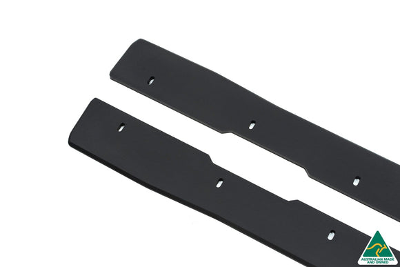 FLOW Designs  Lancer Evolution X Side Skirt Extension Splitters (Pair) - MODE Auto Concepts