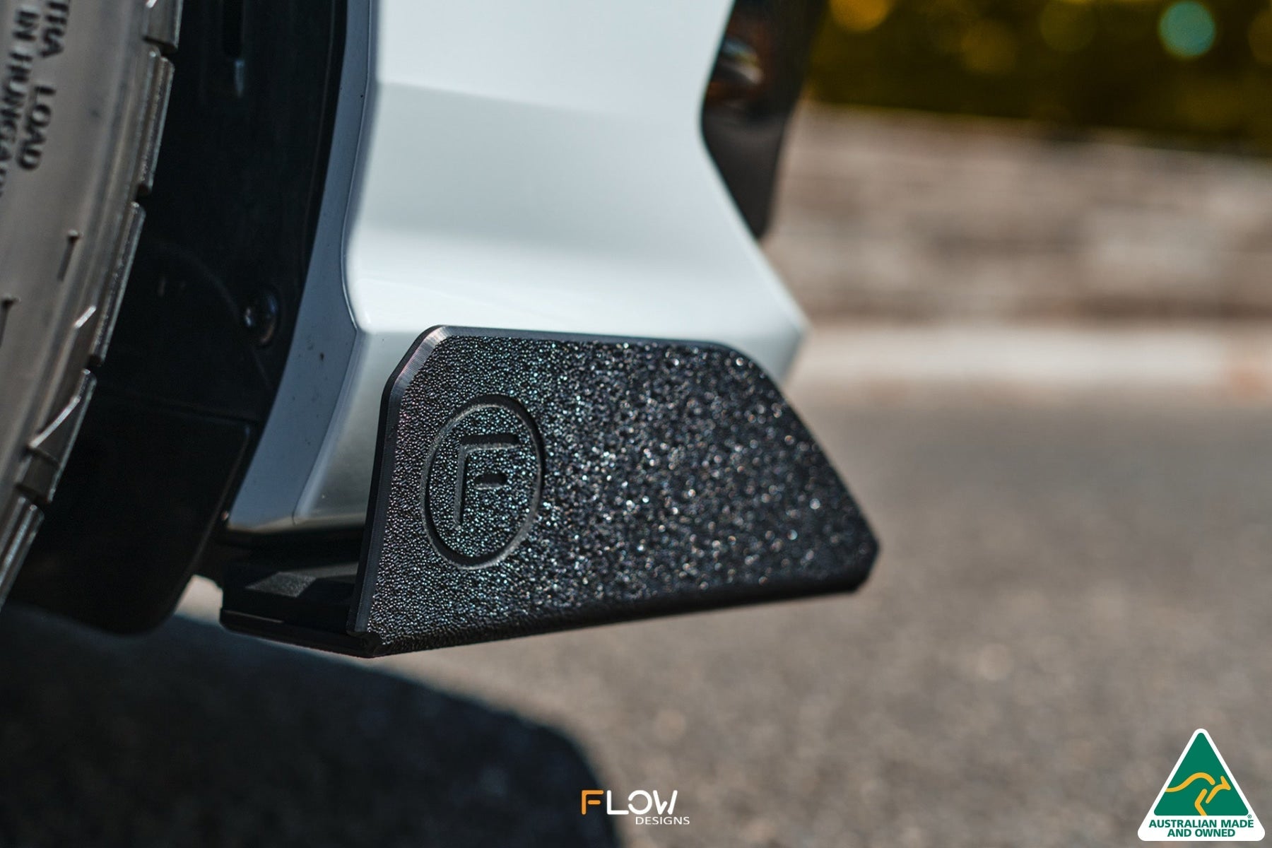 FLOW Designs  MK8 Golf R Front Lip Splitter Winglets (Pair) - MODE Auto Concepts