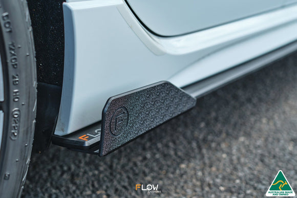 FLOW Designs  MK8 Golf R Side Skirt Splitter Winglets (Pair) - MODE Auto Concepts