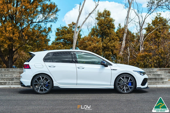 FLOW Designs  MK8 Golf R Rear Spat Winglets (Pair) - MODE Auto Concepts