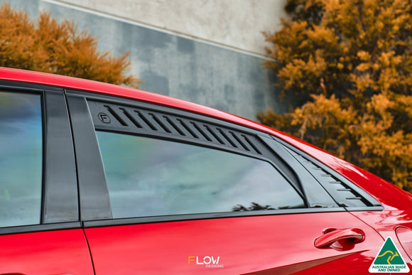 CN7 i30 N Line Sedan 2020 - 2022 Rear Window Vents (Pair) - MODE Auto Concepts